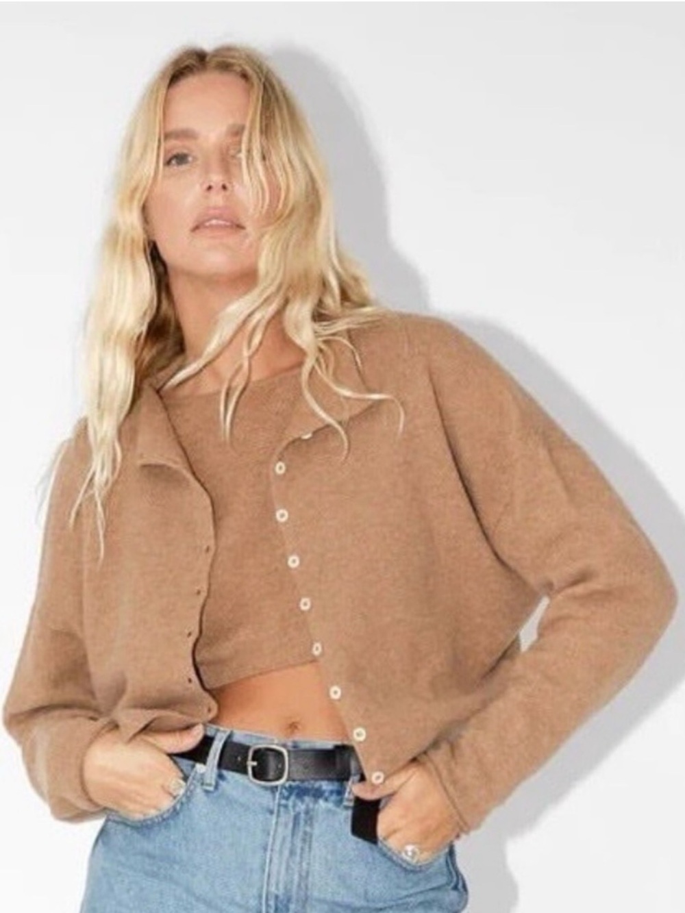 James street co. PERI SHRUNKEN CARDIGAN